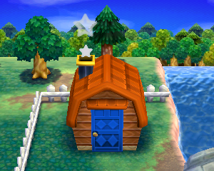 Animal Crossing: Happy Home Designer Кевин жилой дом внешний вид