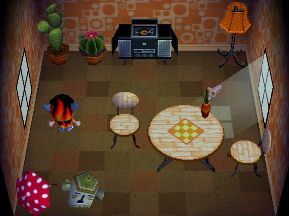 Animal Crossing Кики жилой дом Интерьер