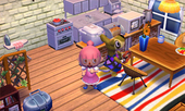 Animal Crossing: Happy Home Designer Kitt House Interior