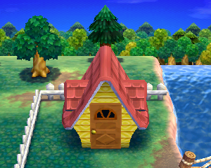 Animal Crossing: Happy Home Designer Kitty House Exterior
