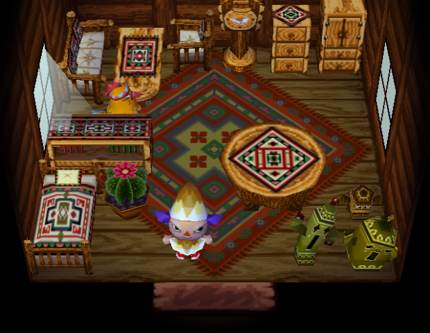 Animal Crossing Leigh House Interior