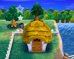 Animal Crossing: Happy Home Designer Леонардо жилой дом внешний вид