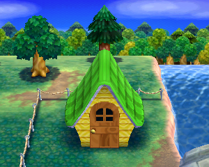 Animal Crossing: Happy Home Designer Lily House Exterior