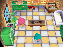 Animal Crossing: Wild World Lily House Interior