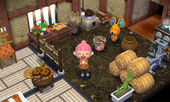 Animal Crossing: Happy Home Designer Camember Casa Interior