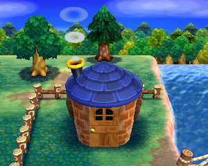 Animal Crossing: Happy Home Designer Lobo House Exterior