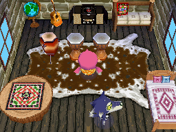 Animal Crossing: Wild World Lobo House Interior