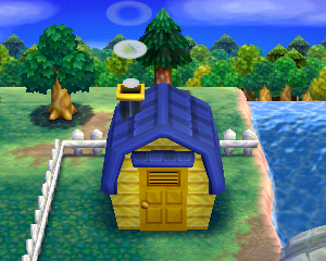 Animal Crossing: Happy Home Designer Лопес жилой дом внешний вид
