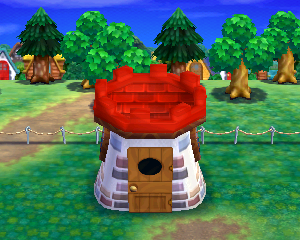 Animal Crossing: Happy Home Designer Louie House Exterior