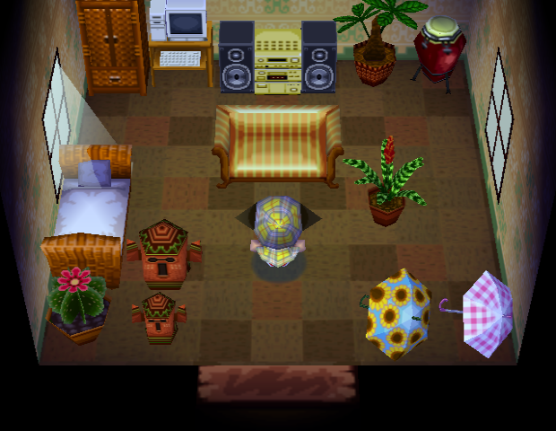 Animal Crossing Maddie Casa Interieur