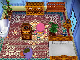 Animal Crossing: Wild World Mallary House Interior