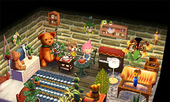 Animal Crossing: Happy Home Designer Mona Haus Innere