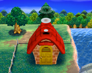 Animal Crossing: Happy Home Designer Марсел жилой дом внешний вид