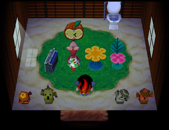 Animal Crossing Marcy жилой дом Интерьер