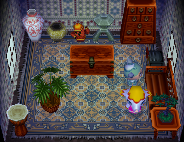 Animal Crossing Марджи жилой дом Интерьер