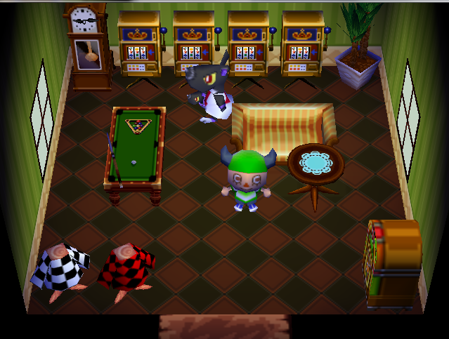 Animal Crossing Pugilda Casa Interior