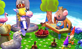 Animal Crossing: Happy Home Designer Мельб жилой дом Интерьер