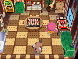 Animal Crossing: Wild World Мельб жилой дом Интерьер