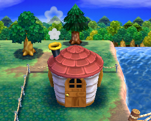 Animal Crossing: Happy Home Designer Меренг жилой дом внешний вид