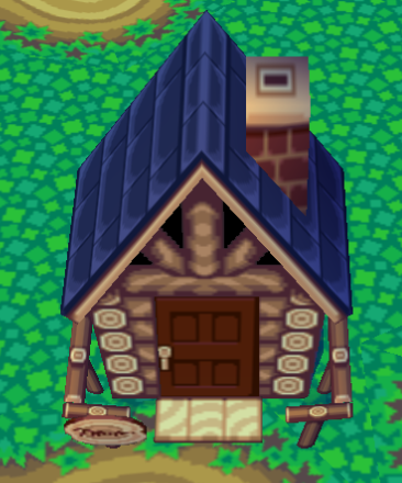 Animal Crossing Mint House Exterior