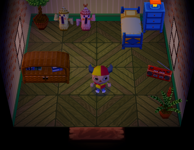 Animal Crossing Mitzi House Interior