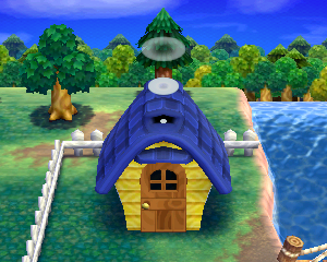 Animal Crossing: Happy Home Designer Moe Huis Vista Esterna