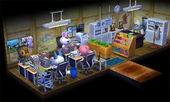 Animal Crossing: Happy Home Designer Молли жилой дом Интерьер