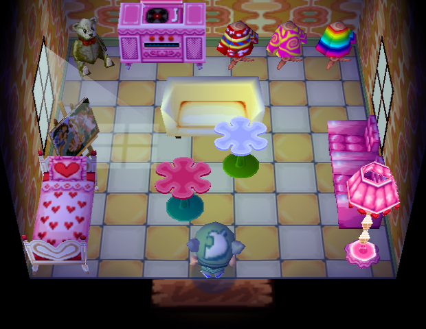 Animal Crossing Monique Casa Interior