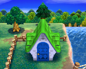 Animal Crossing: Happy Home Designer Moose House Exterior