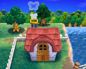Animal Crossing: Happy Home Designer Muffy House Exterior