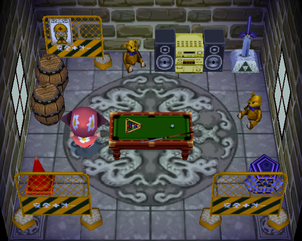 Animal Crossing Orsón Casa Interior