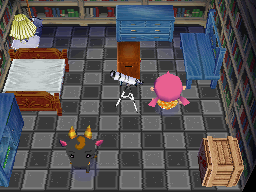 Animal Crossing: Wild World Pécora Casa Interior