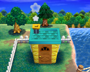 Animal Crossing: Happy Home Designer Naomi House Exterior