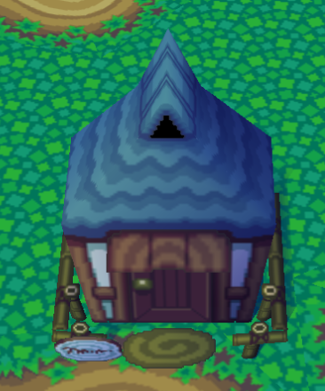 Animal Crossing Нэйт жилой дом внешний вид