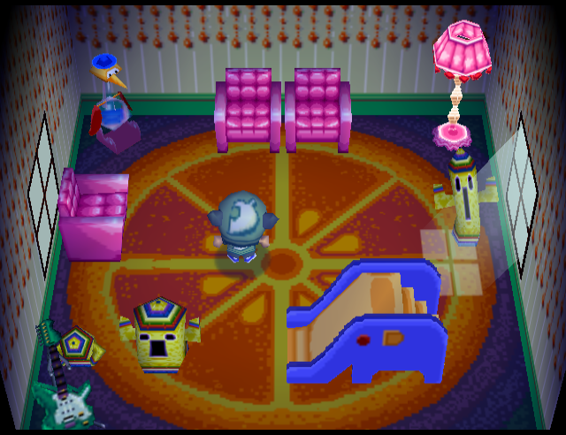 Animal Crossing Ниблз жилой дом Интерьер