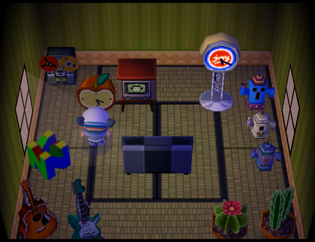 Animal Crossing Nindori жилой дом Интерьер