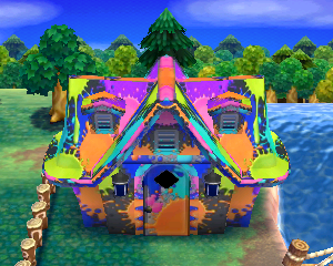 Animal Crossing: Happy Home Designer Octavian House Exterior