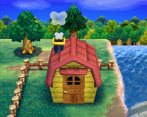 Animal Crossing: Happy Home Designer Olivia House Exterior