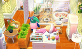 Animal Crossing: Happy Home Designer Pango House Interior