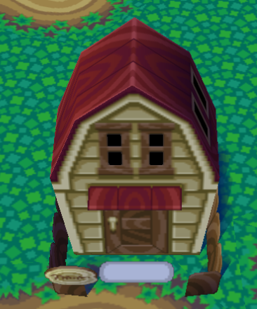 Animal Crossing Пэтти жилой дом внешний вид