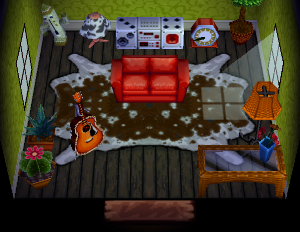 Animal Crossing Petunia House Interior
