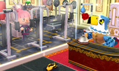 Animal Crossing: Happy Home Designer Пирс жилой дом Интерьер