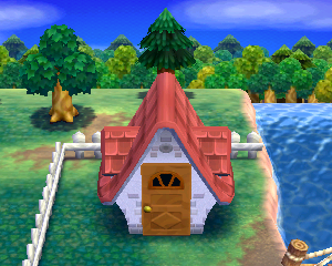Animal Crossing: Happy Home Designer Pinky House Exterior