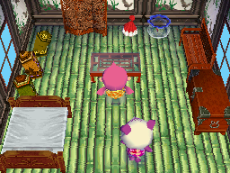 Animal Crossing: Wild World Pinky House Interior