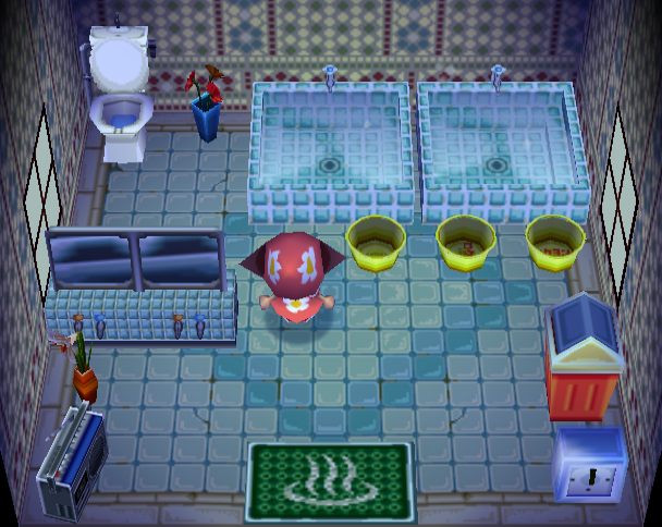 Animal Crossing Пиппи жилой дом Интерьер