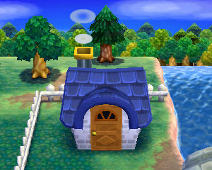 Animal Crossing: Happy Home Designer Пиппи жилой дом внешний вид