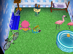 Animal Crossing: Wild World Méloni Casa Interior