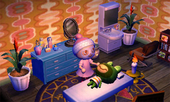 Animal Crossing: Happy Home Designer Принс жилой дом Интерьер