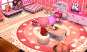 Animal Crossing: Happy Home Designer Nenúfar Casa Interior