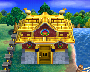 Animal Crossing: Happy Home Designer Падж жилой дом внешний вид